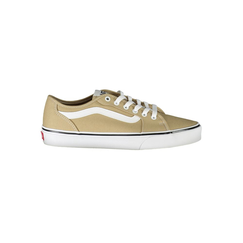 Beigefarbener Polyester-Sneaker