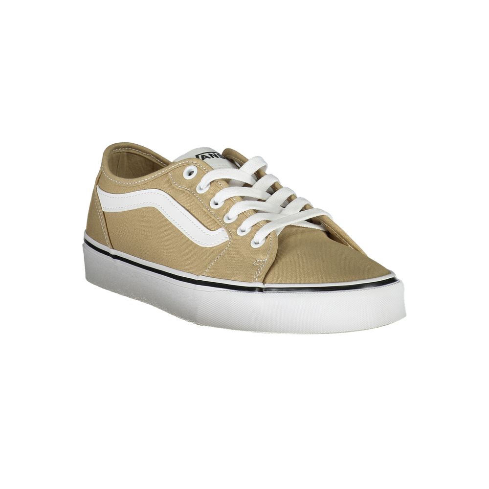 Beigefarbener Polyester-Sneaker