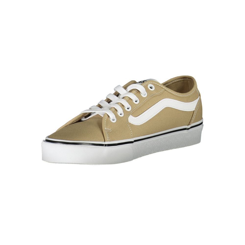 Beigefarbener Polyester-Sneaker