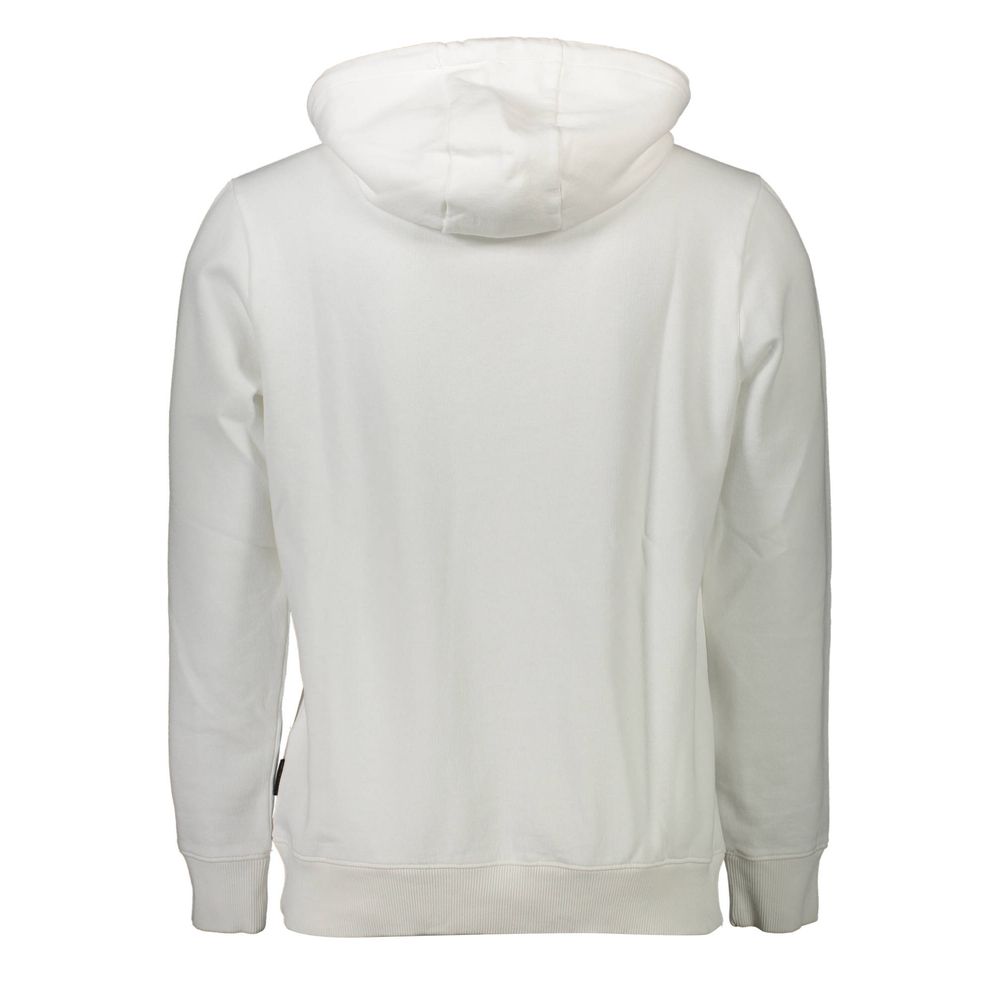 Weißer Baumwollpullover für Herren