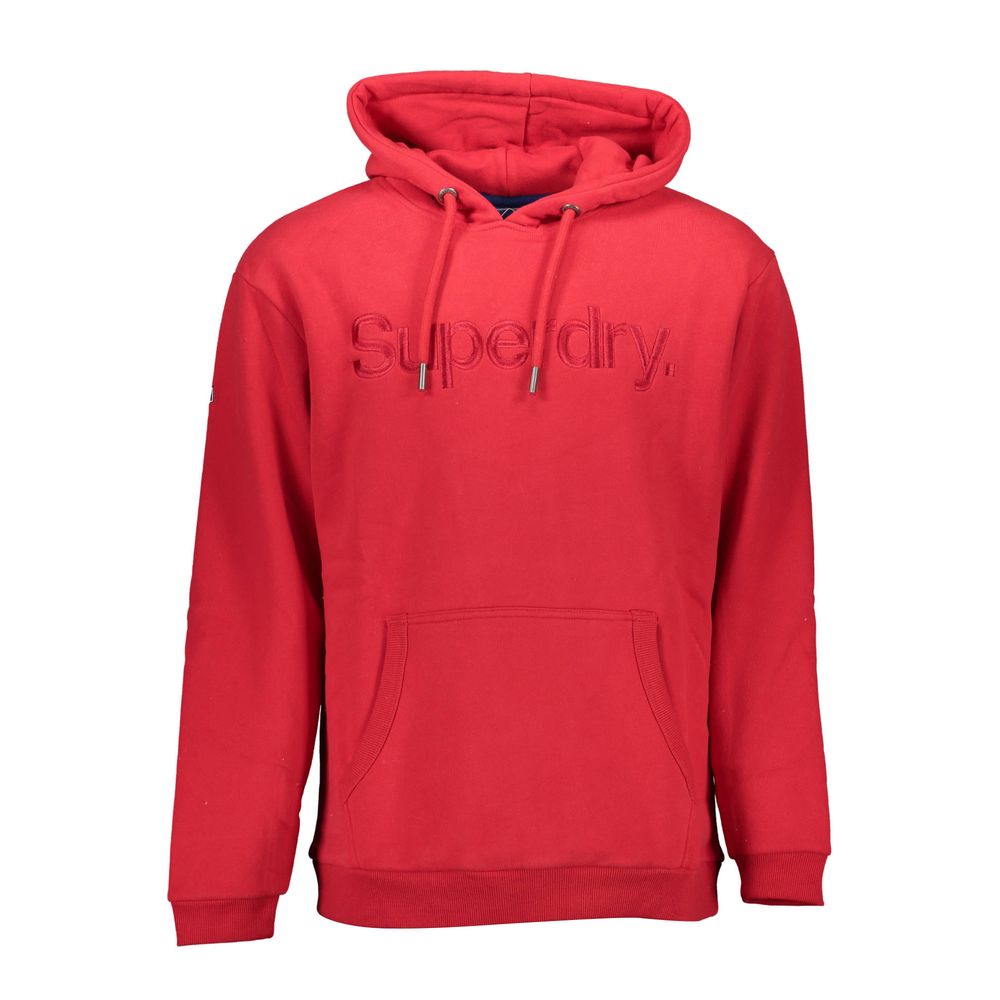 Roter Baumwollpullover für Herren