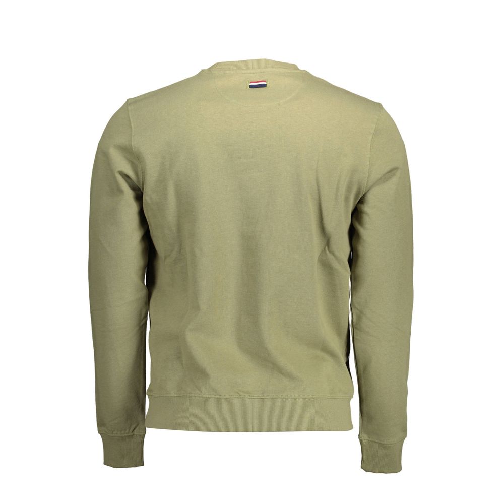 Grüner Baumwollpullover für Herren
