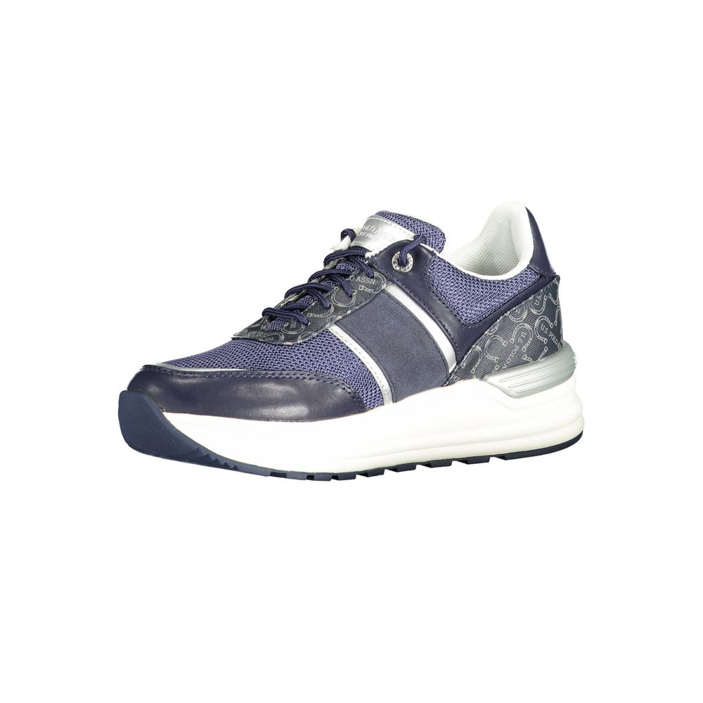 Blaue Polyester Damen Sneaker
