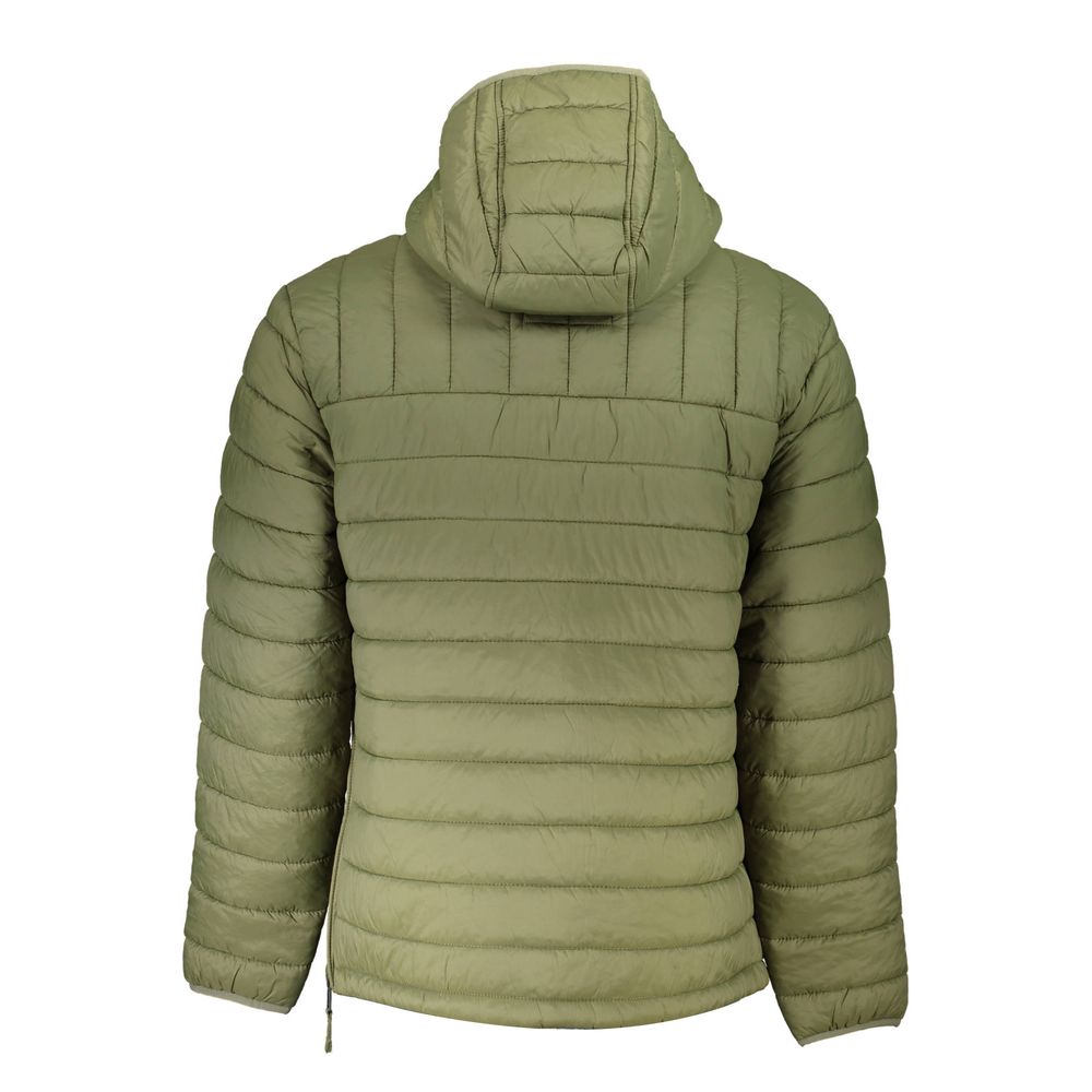 Grüne Polyamid-Herrenjacke