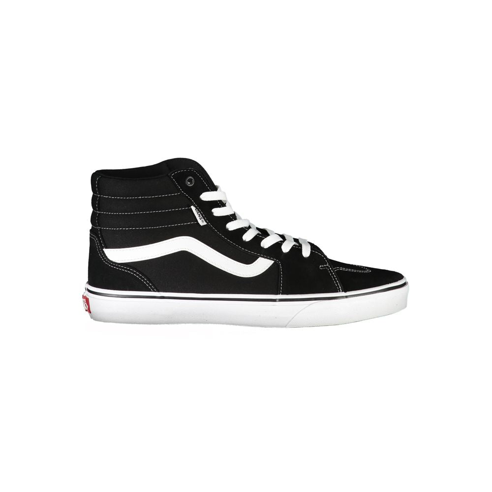 Schwarzer Polyester-Sneaker