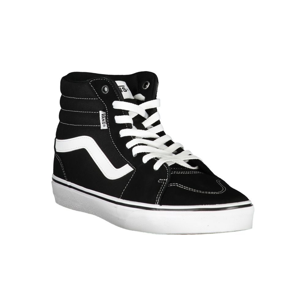Schwarzer Polyester-Sneaker