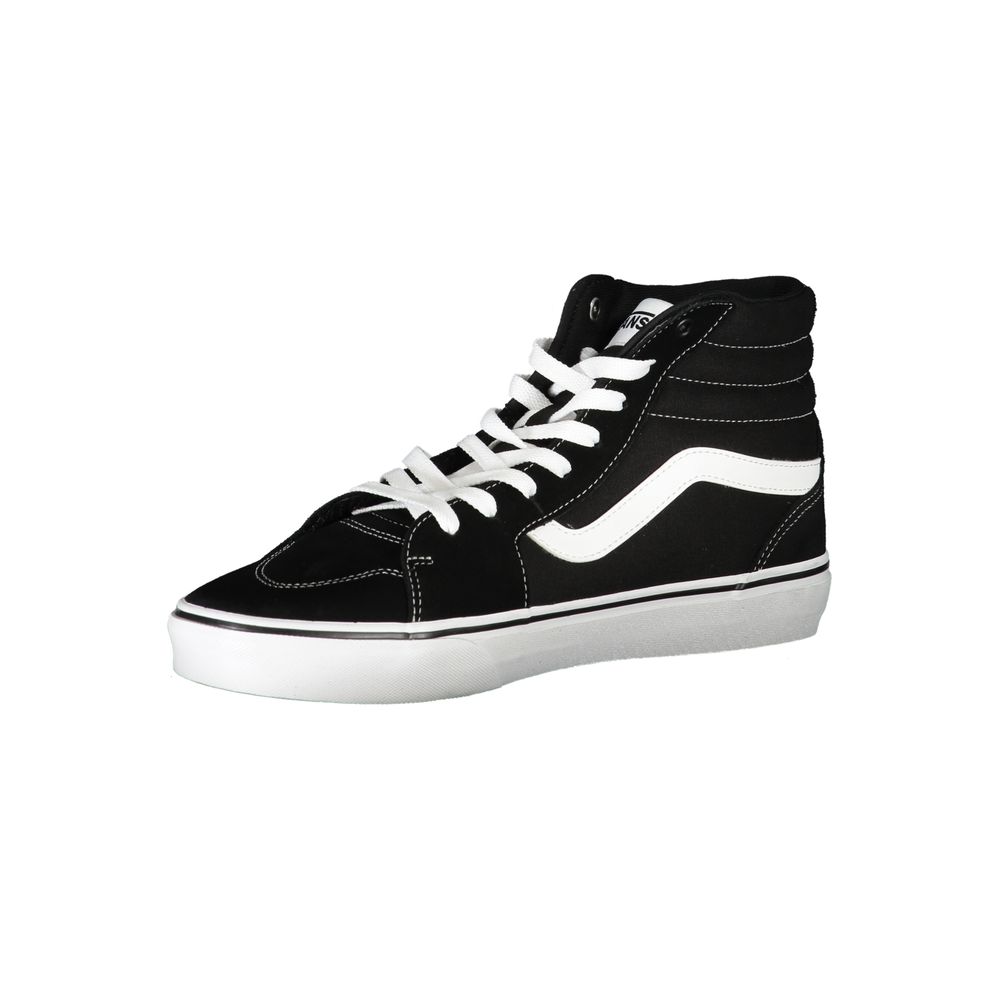 Schwarzer Polyester-Sneaker