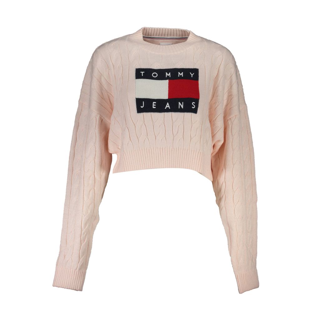 Rosa Polyester Damen Pullover