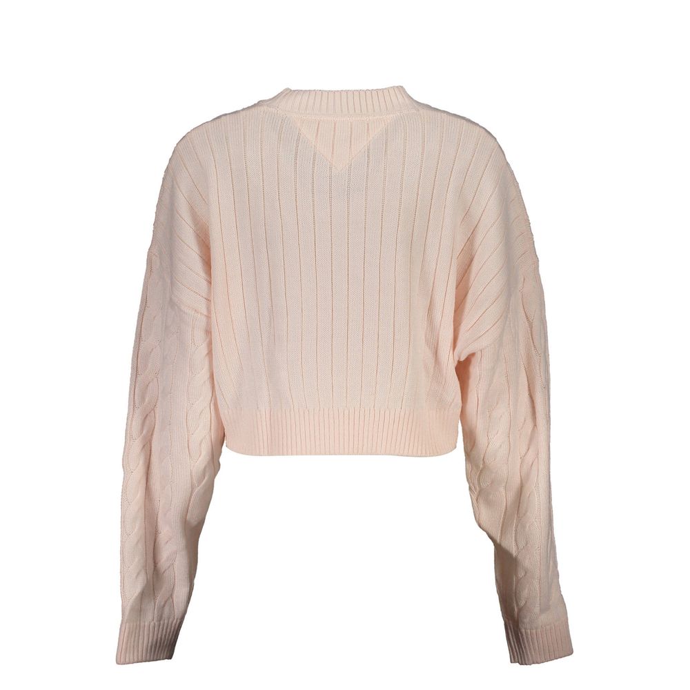 Rosa Polyester Damen Pullover