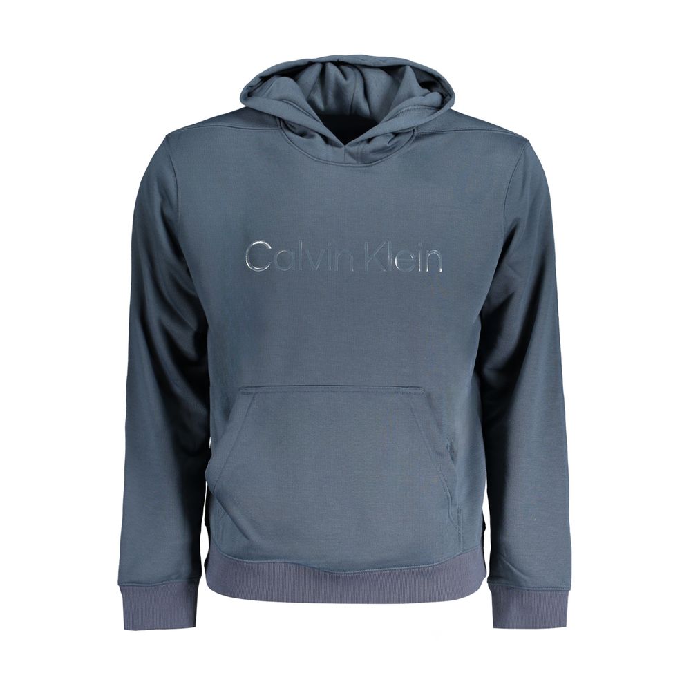 Blauer Polyesterpullover