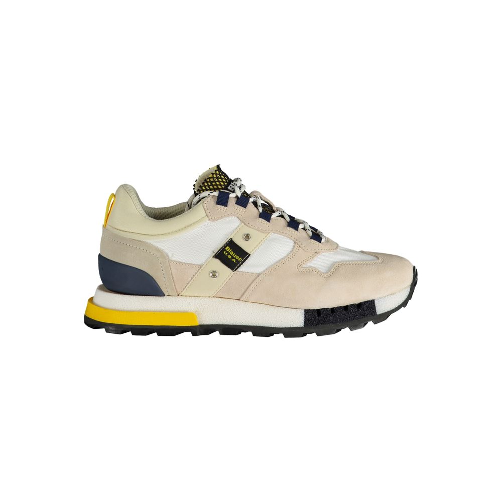 Weiße Leder Herren Sneaker
