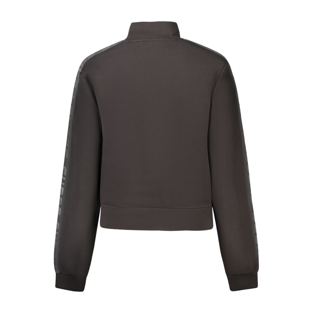Schwarzer Viskose-Pullover für Damen
