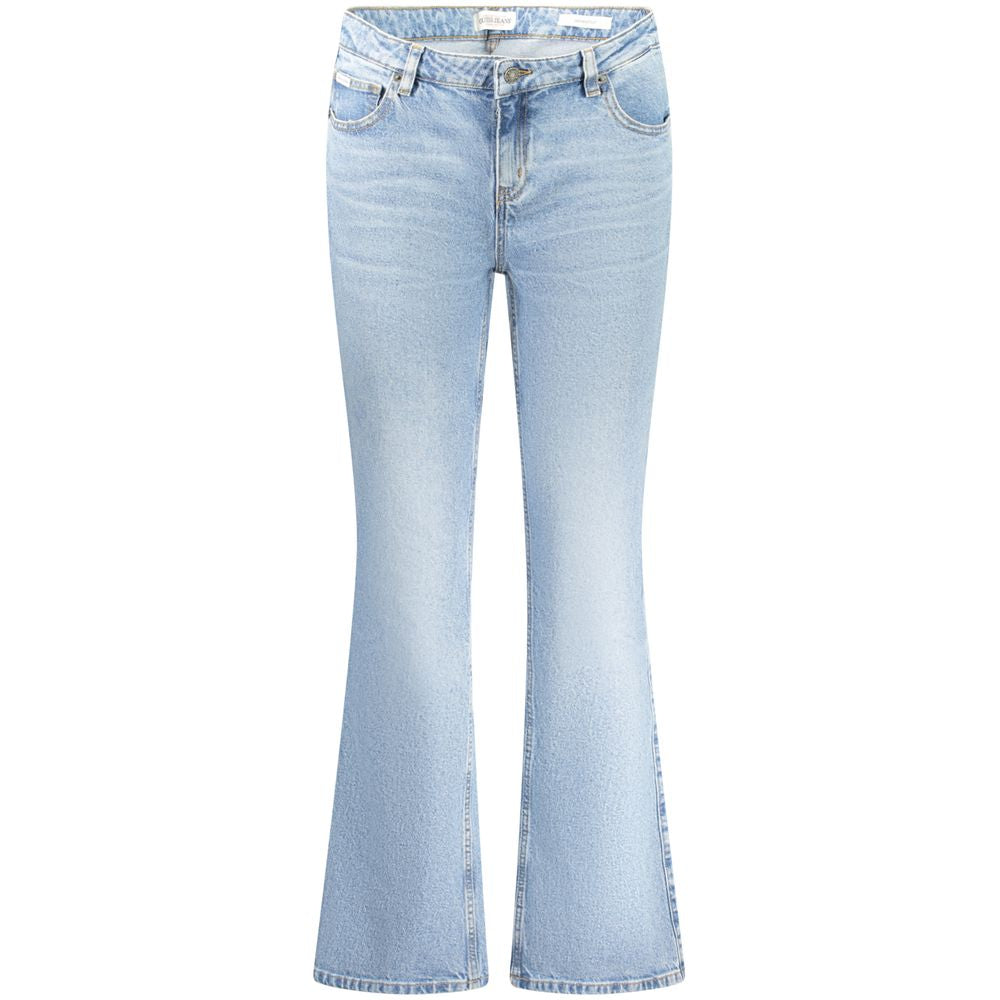 Hellblaue Damenjeans aus Baumwolle