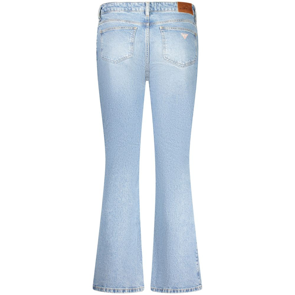 Hellblaue Damenjeans aus Baumwolle
