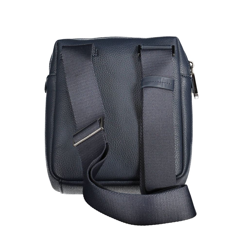 Blaue Polyester Herren Umhängetasche