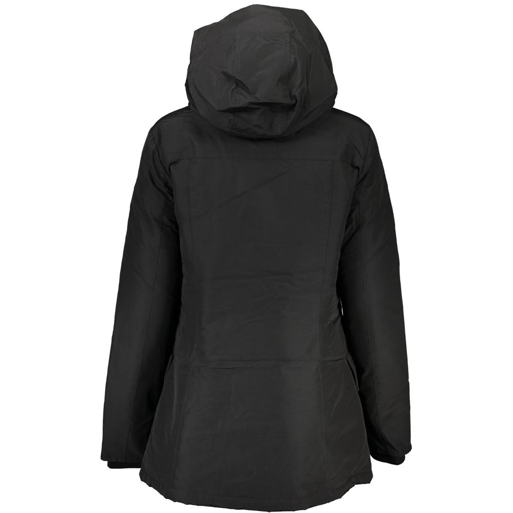 Schwarze Baumwolljacken & -mäntel