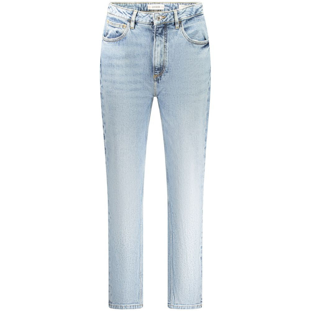 Hellblaue Damenjeans aus Baumwolle