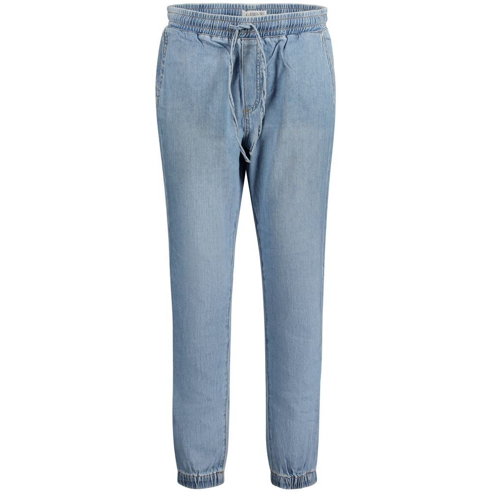Hellblaue Damenjeans aus Baumwolle