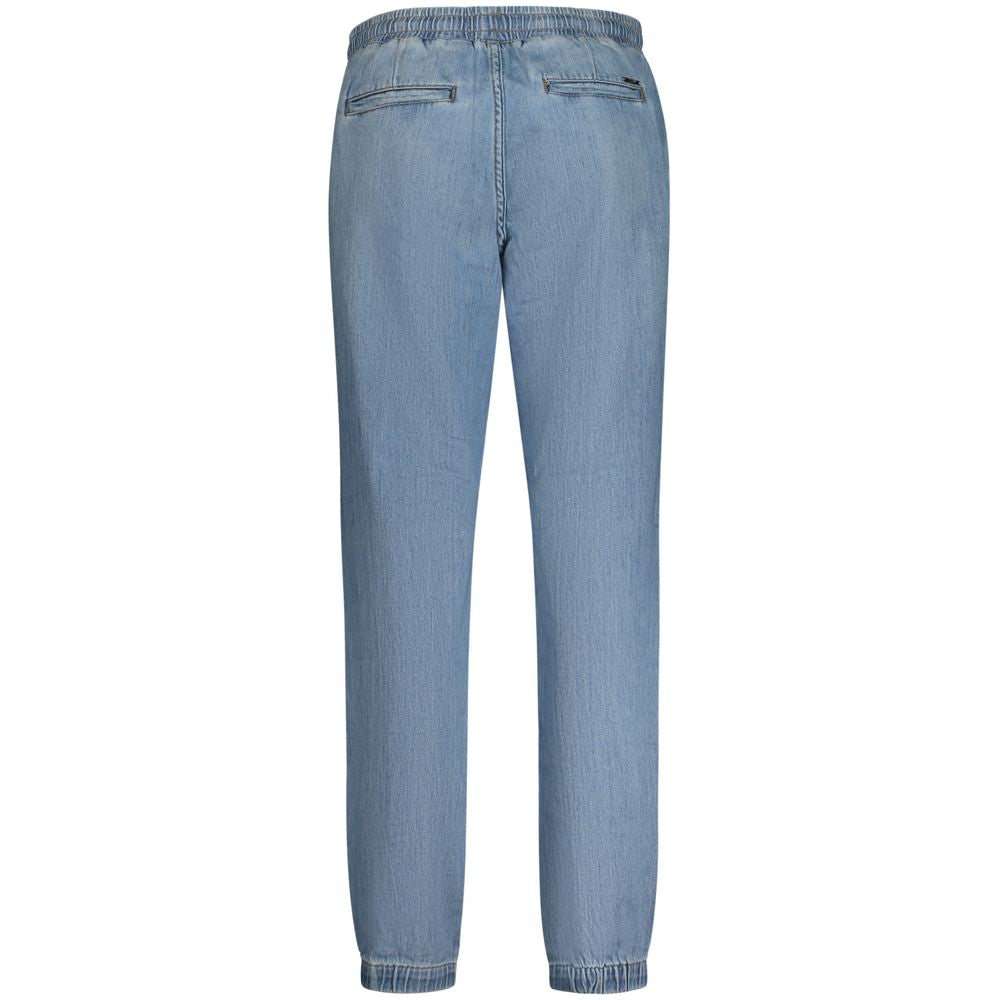 Hellblaue Damenjeans aus Baumwolle