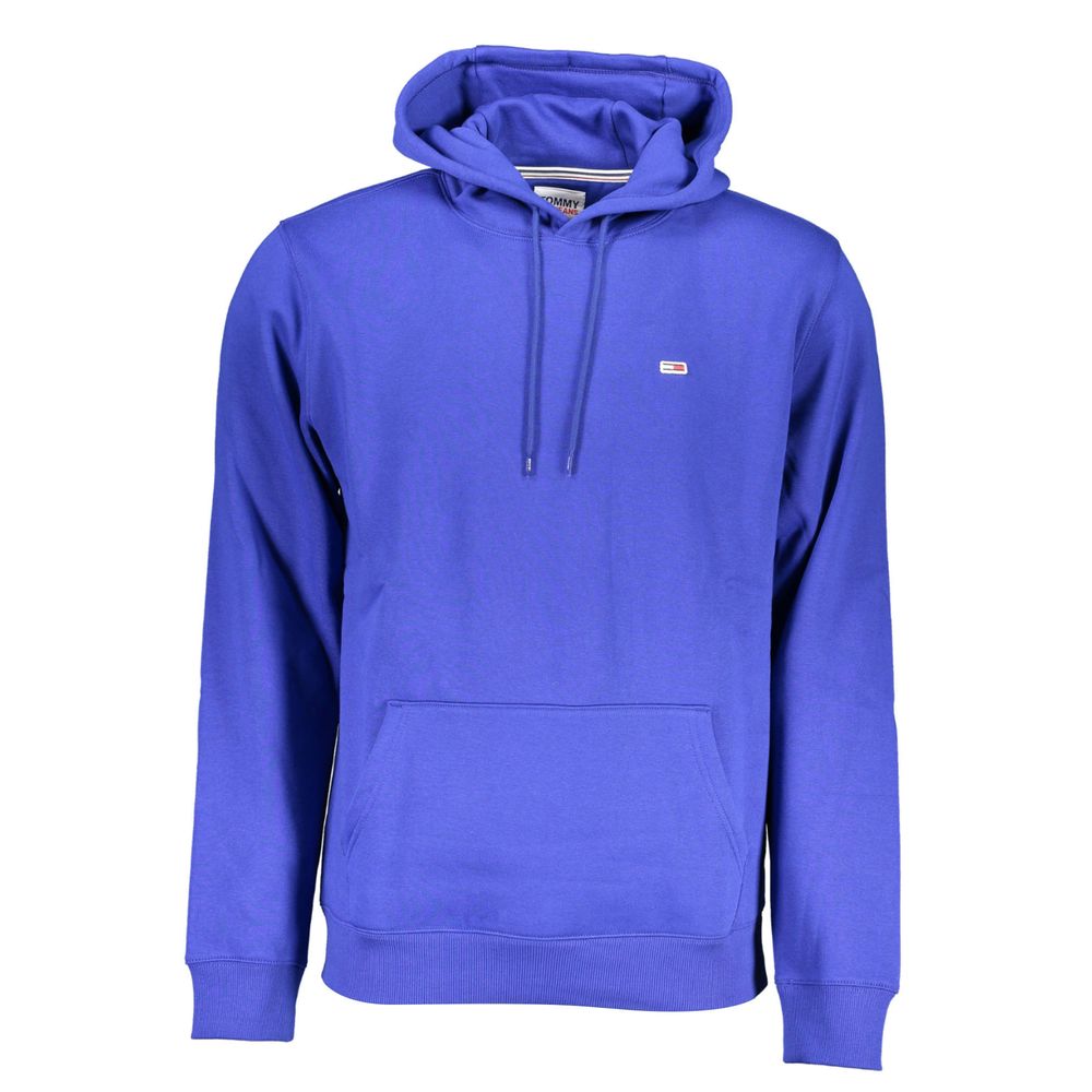 Blauer Baumwollpullover für Herren