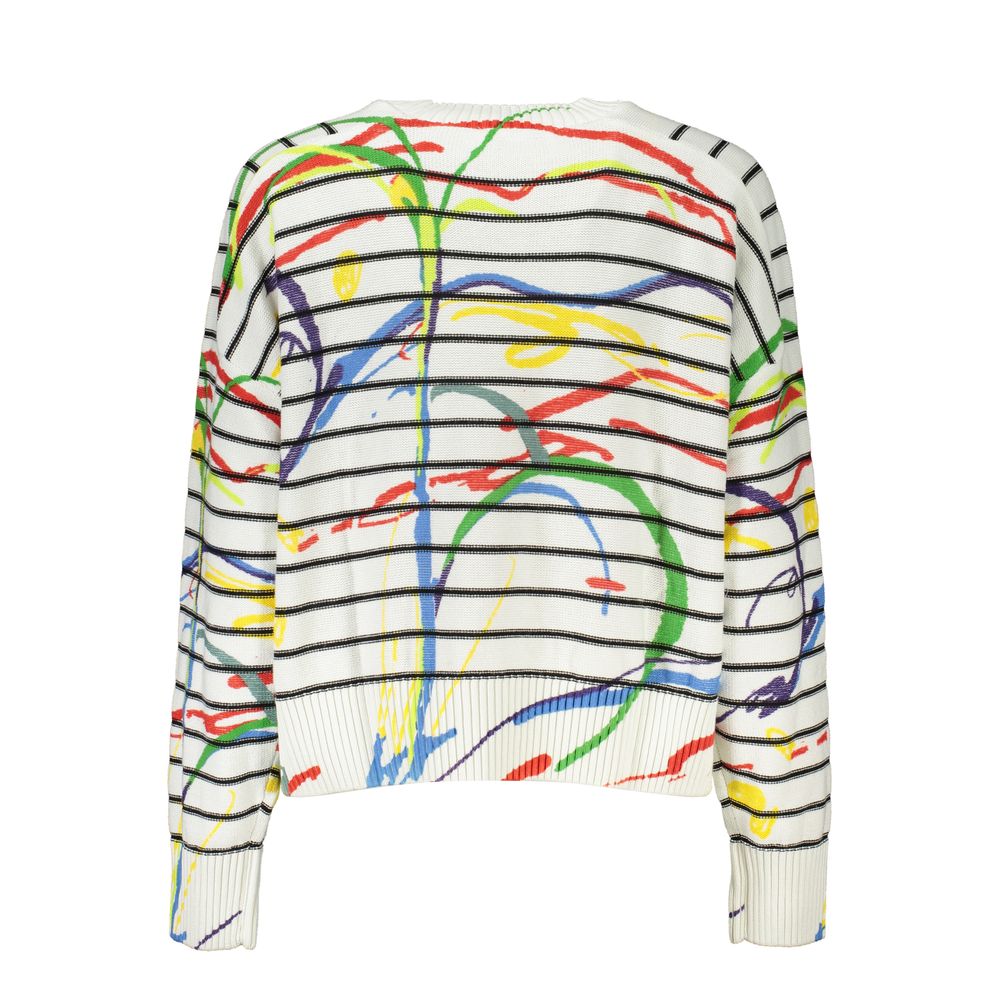Schicker Pullover mit Rundhalsausschnitt und Kontrastdetails