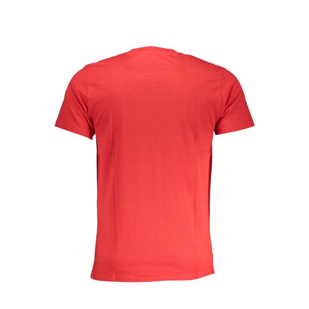 Rotes Baumwoll-T-Shirt