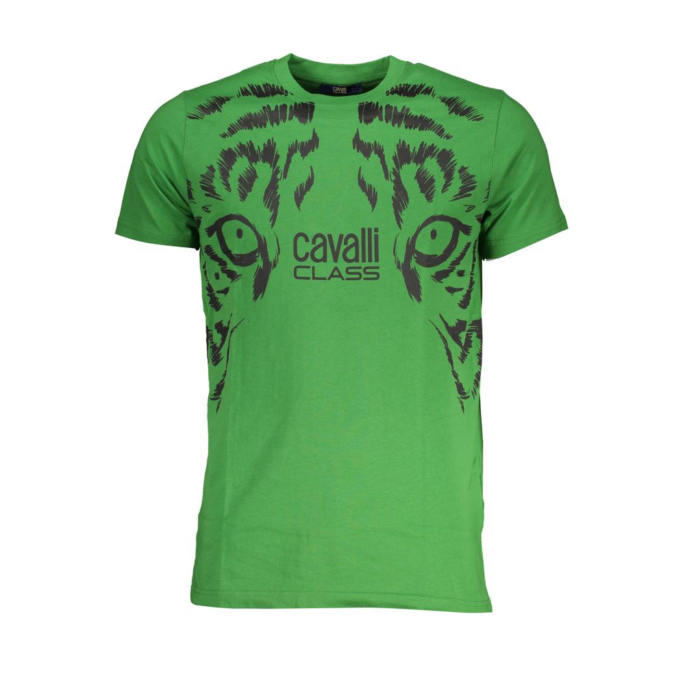 Grünes Baumwoll-T-Shirt