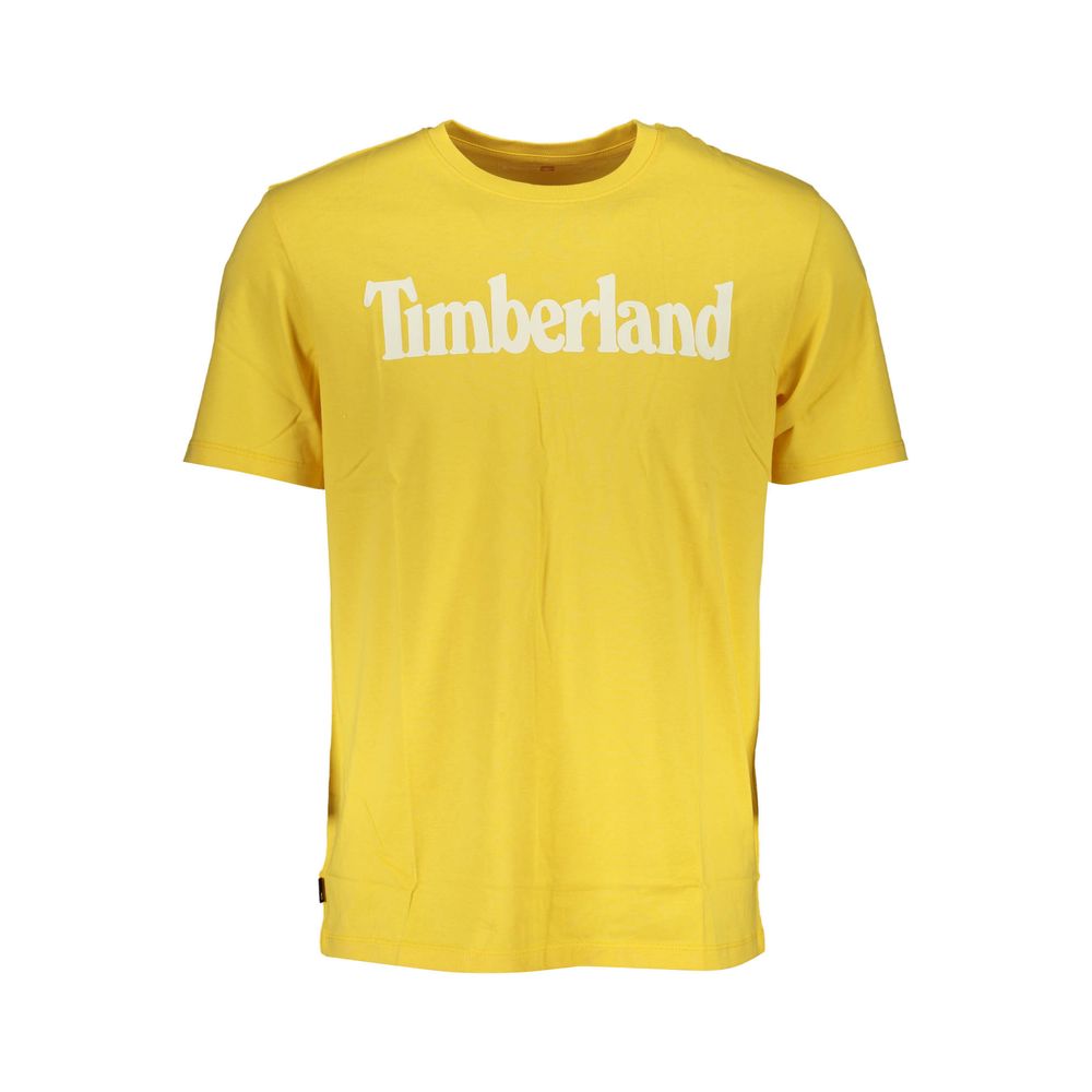 Gelbes Baumwoll-T-Shirt