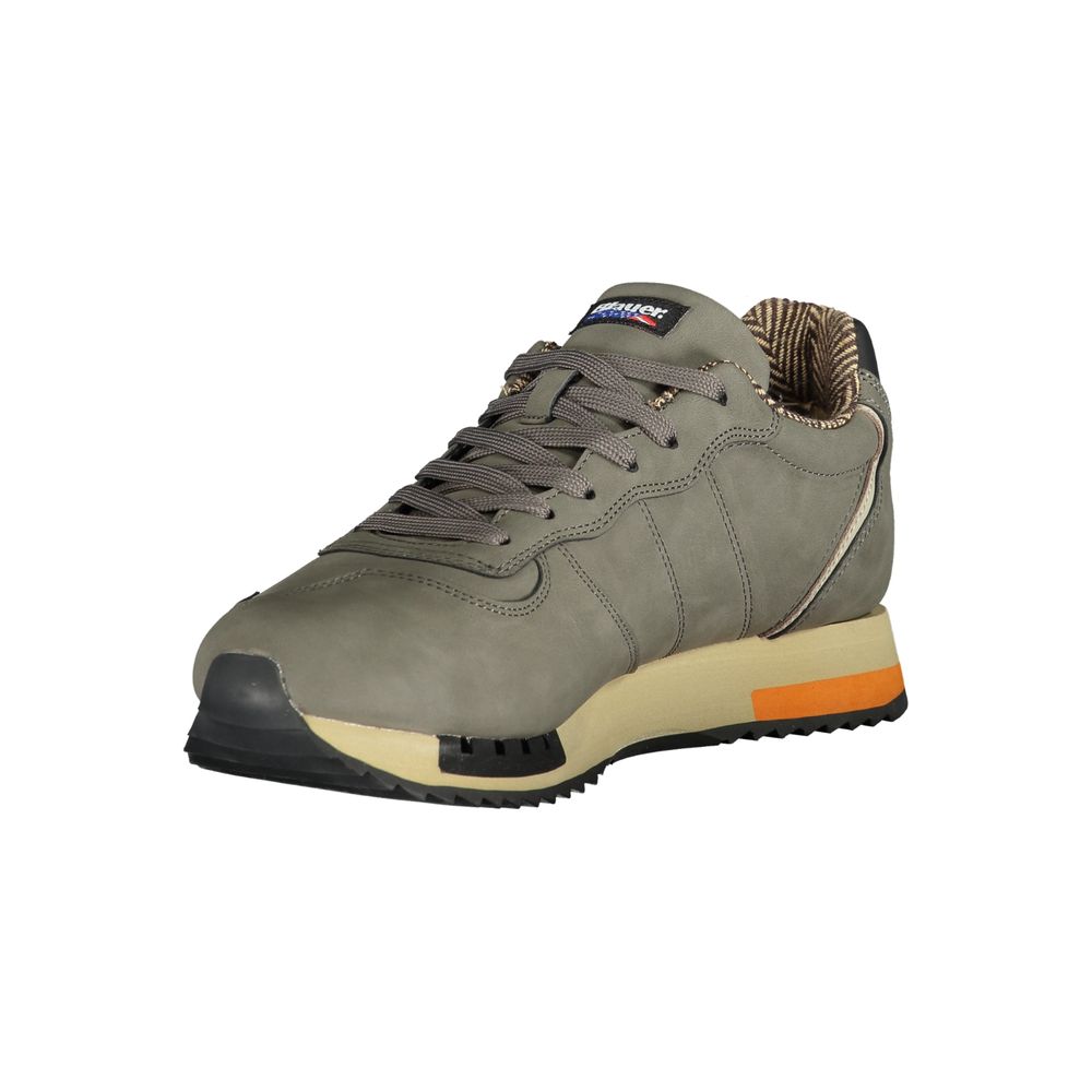 Grauer Polyethylen-Herren-Sneaker