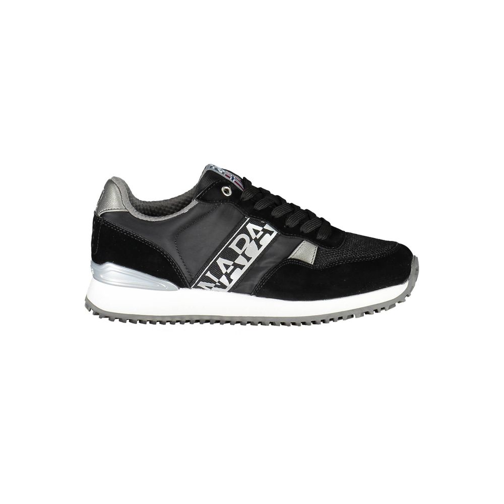 Schwarzer Polyester-Sneaker für Damen