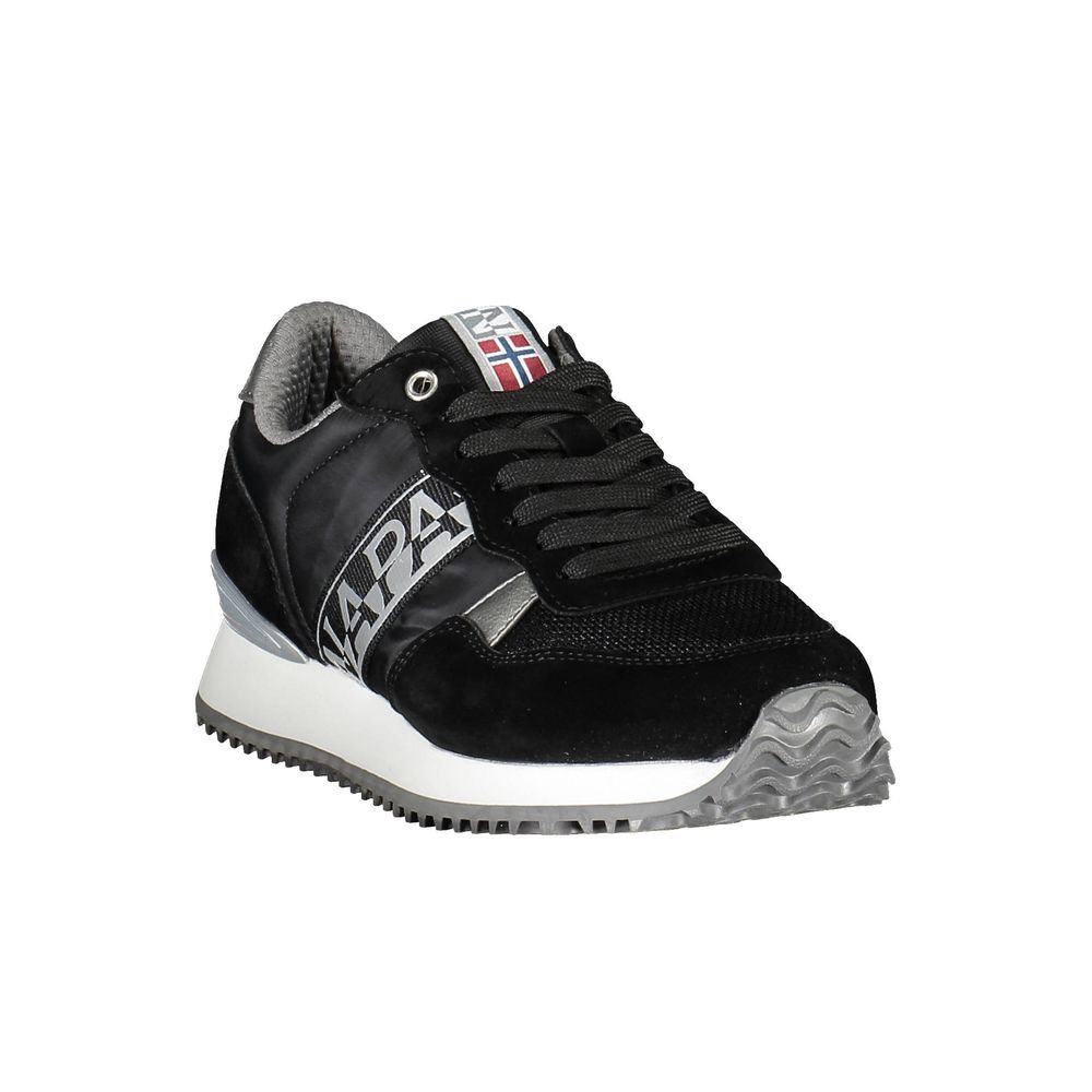 Schwarzer Polyester-Sneaker für Damen