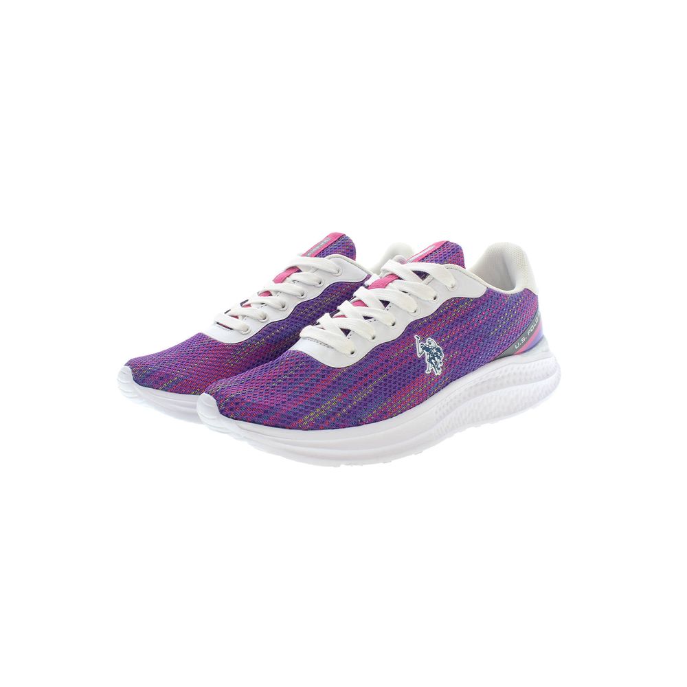 Lila Polyester Damen Sneaker