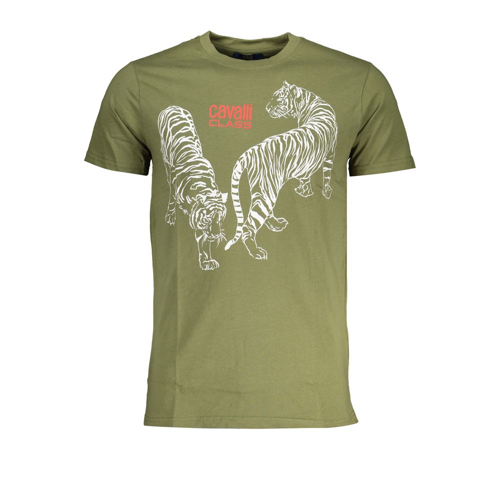 Grünes Baumwoll-T-Shirt