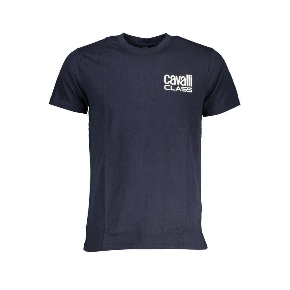 Blaues Baumwoll-T-Shirt
