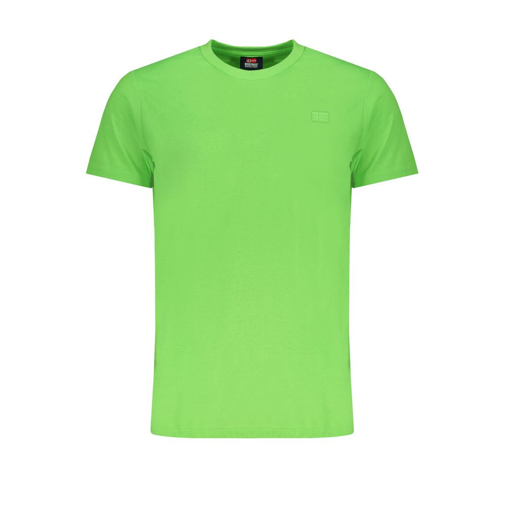 Grünes Baumwoll-T-Shirt