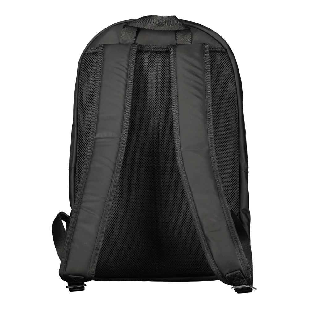 Schwarzer Polyester Herren Rucksack