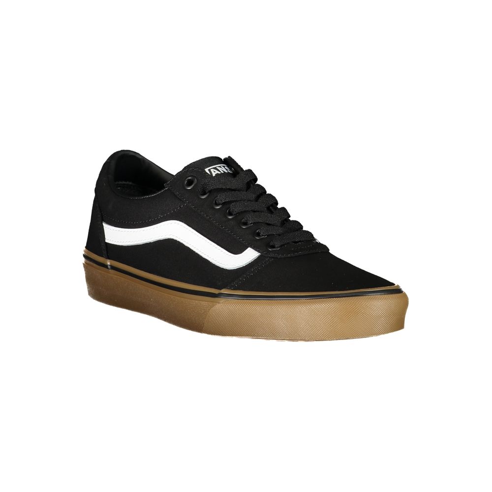 Schwarzer Polyester-Sneaker