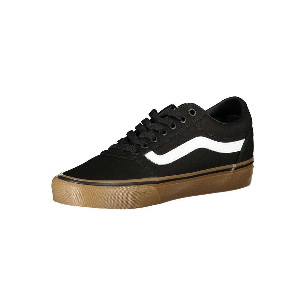 Schwarzer Polyester-Sneaker
