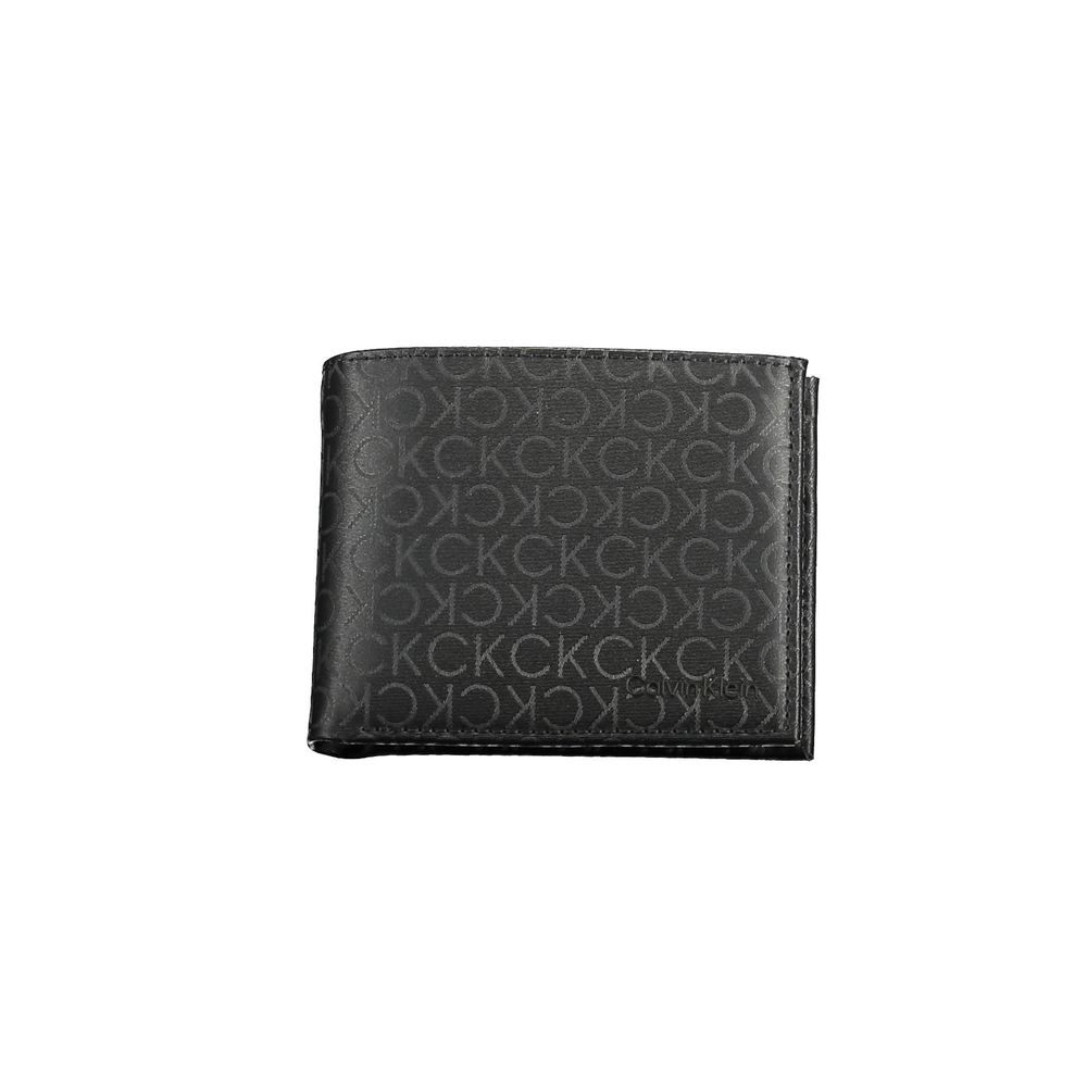 Schwarze Polyester Herren Geldbörse