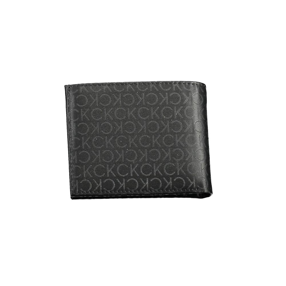 Schwarze Polyester Herren Geldbörse