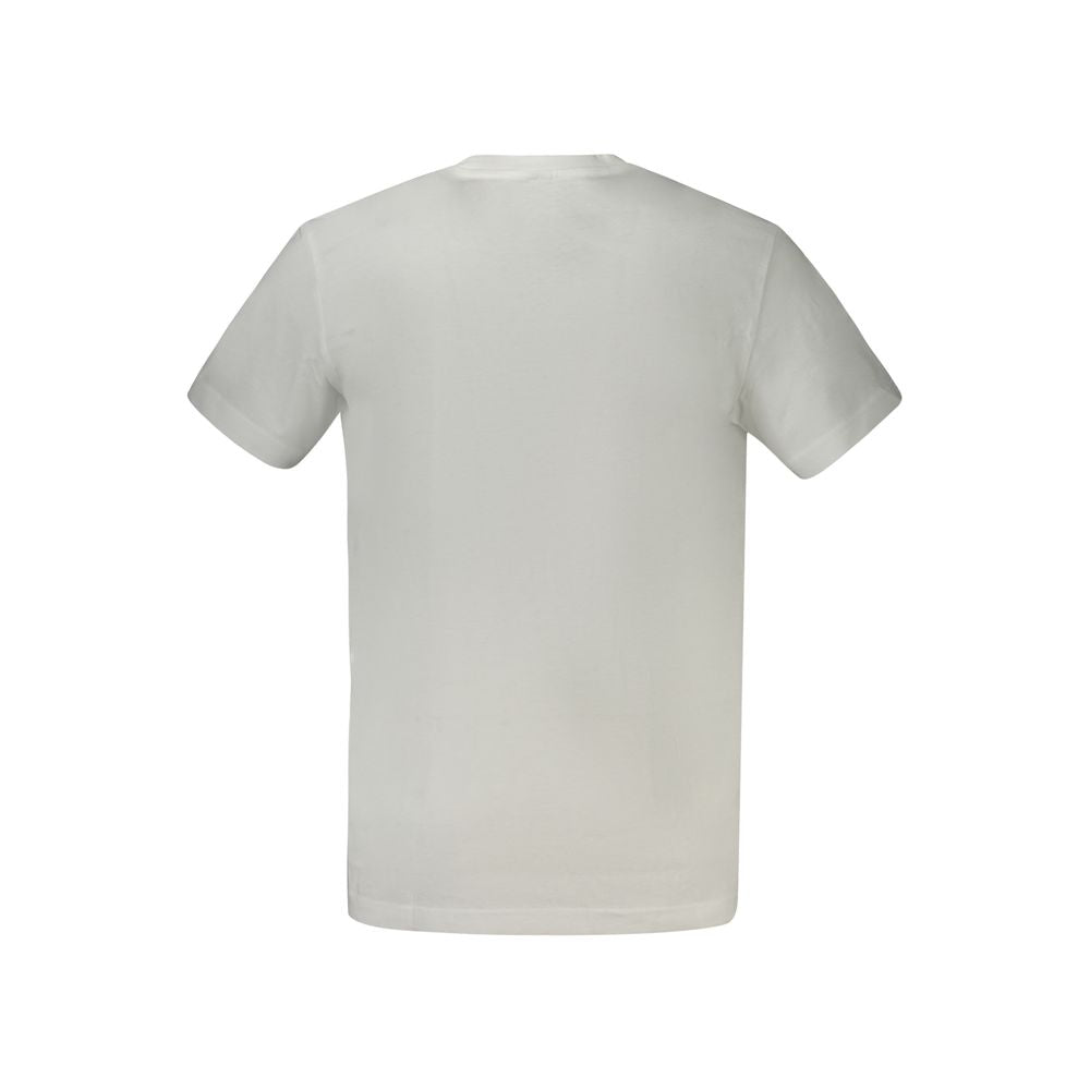 Weißes Herren-T-Shirt aus Baumwolle