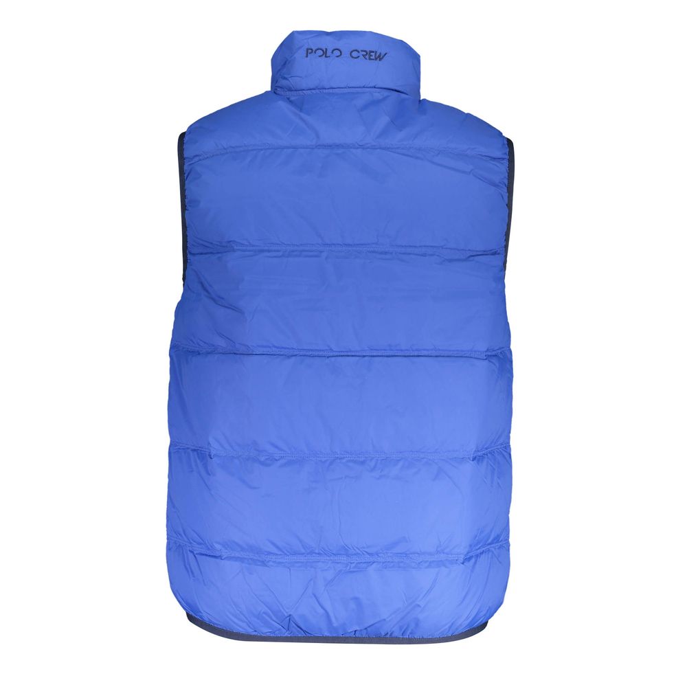 Blaue Polyamid-Herrenjacke