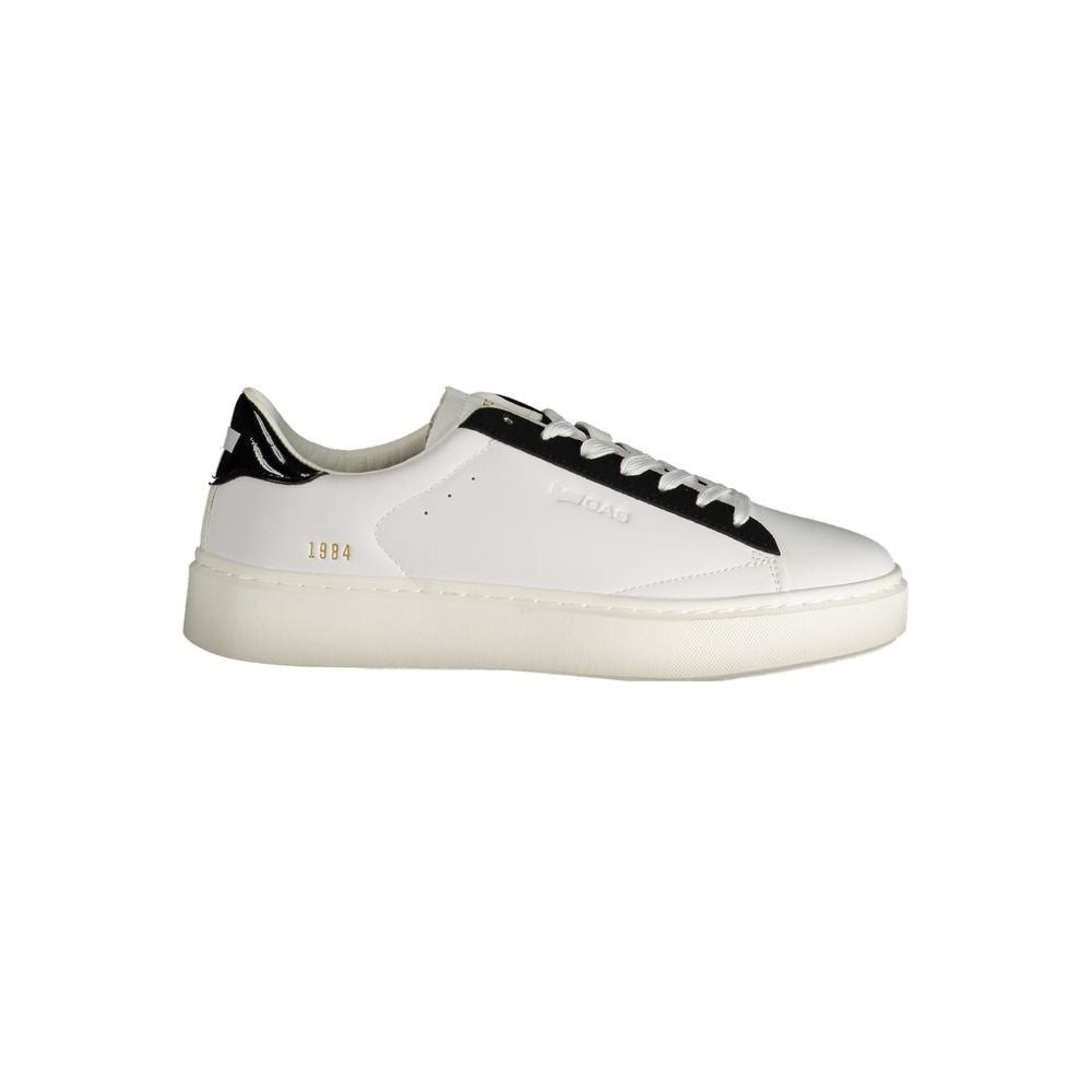 Weiße Polyester Damen Sneaker
