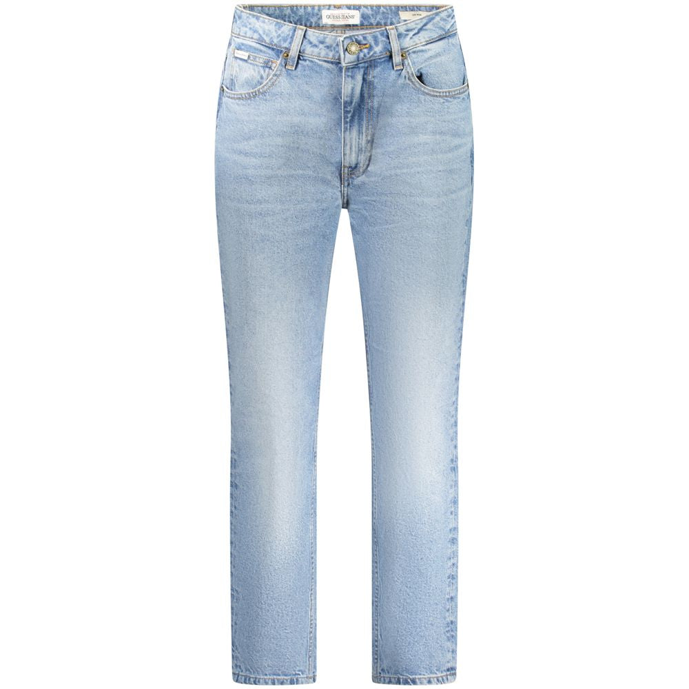 Hellblaue Damenjeans aus Baumwolle