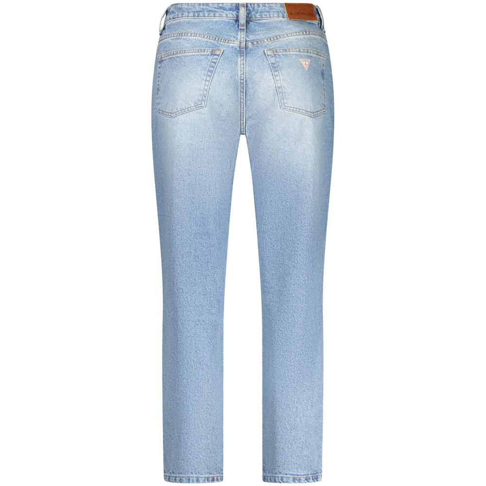 Hellblaue Damenjeans aus Baumwolle