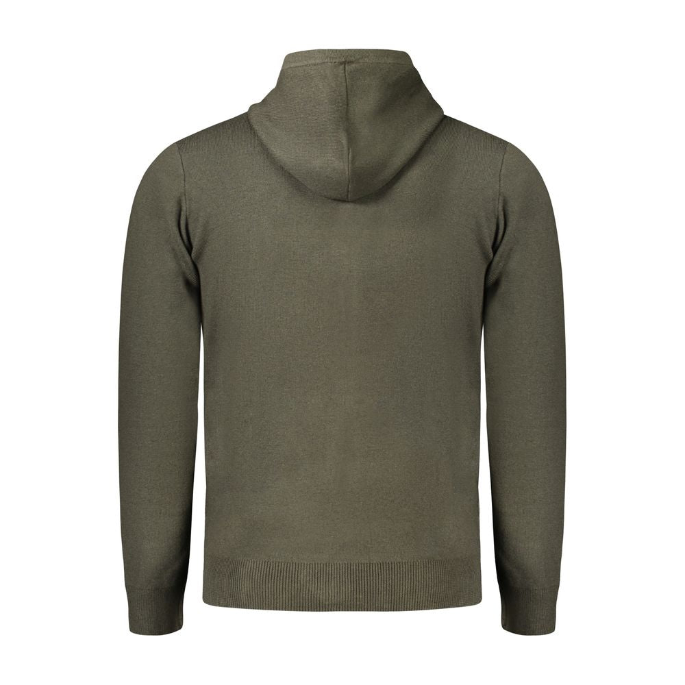 Grüne Strickjacke aus Polyamid für Herren