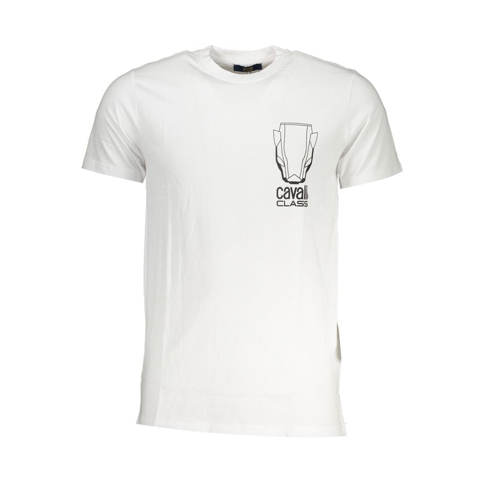 Weißes Baumwoll-T-Shirt
