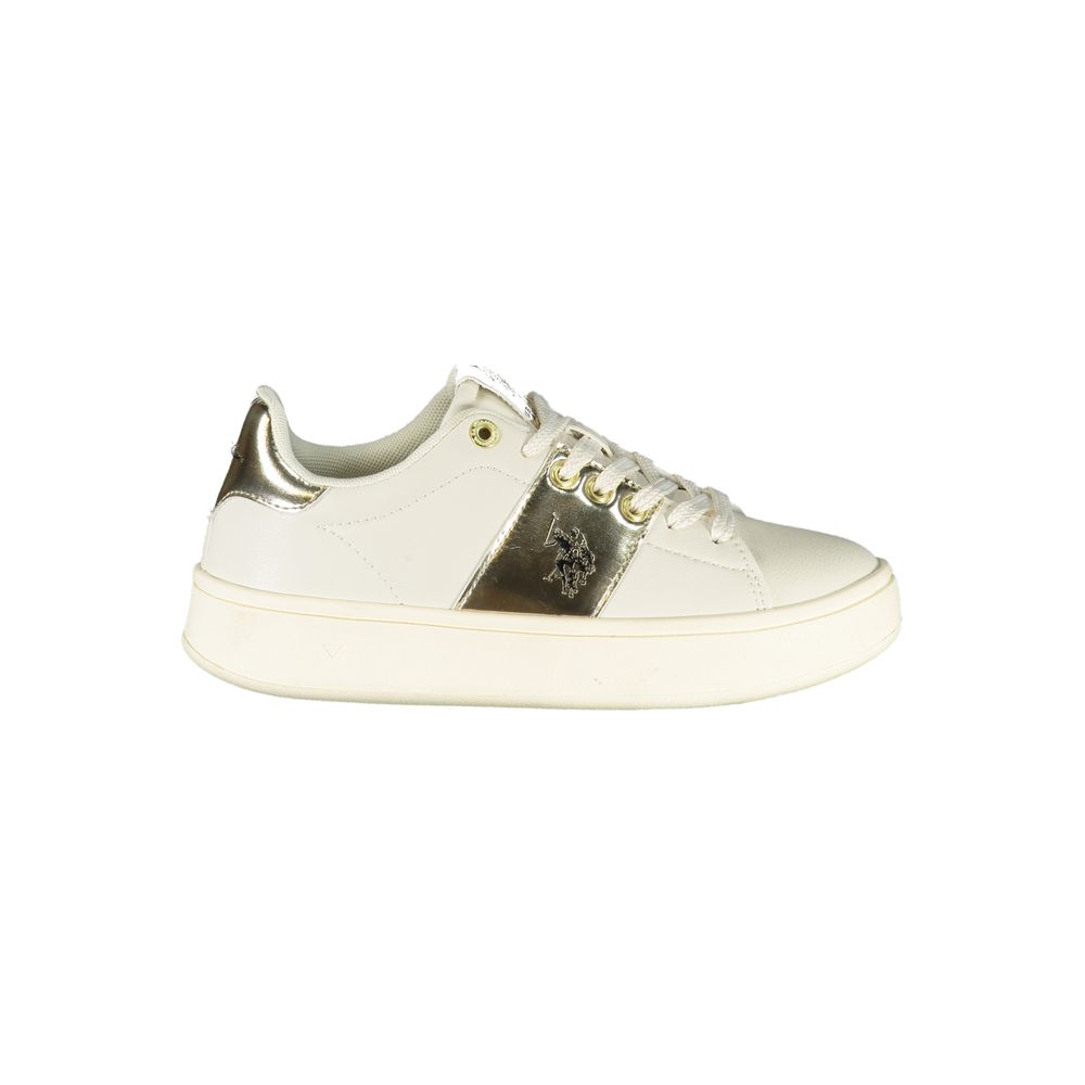 Beige Polyethylen Damen Sneaker