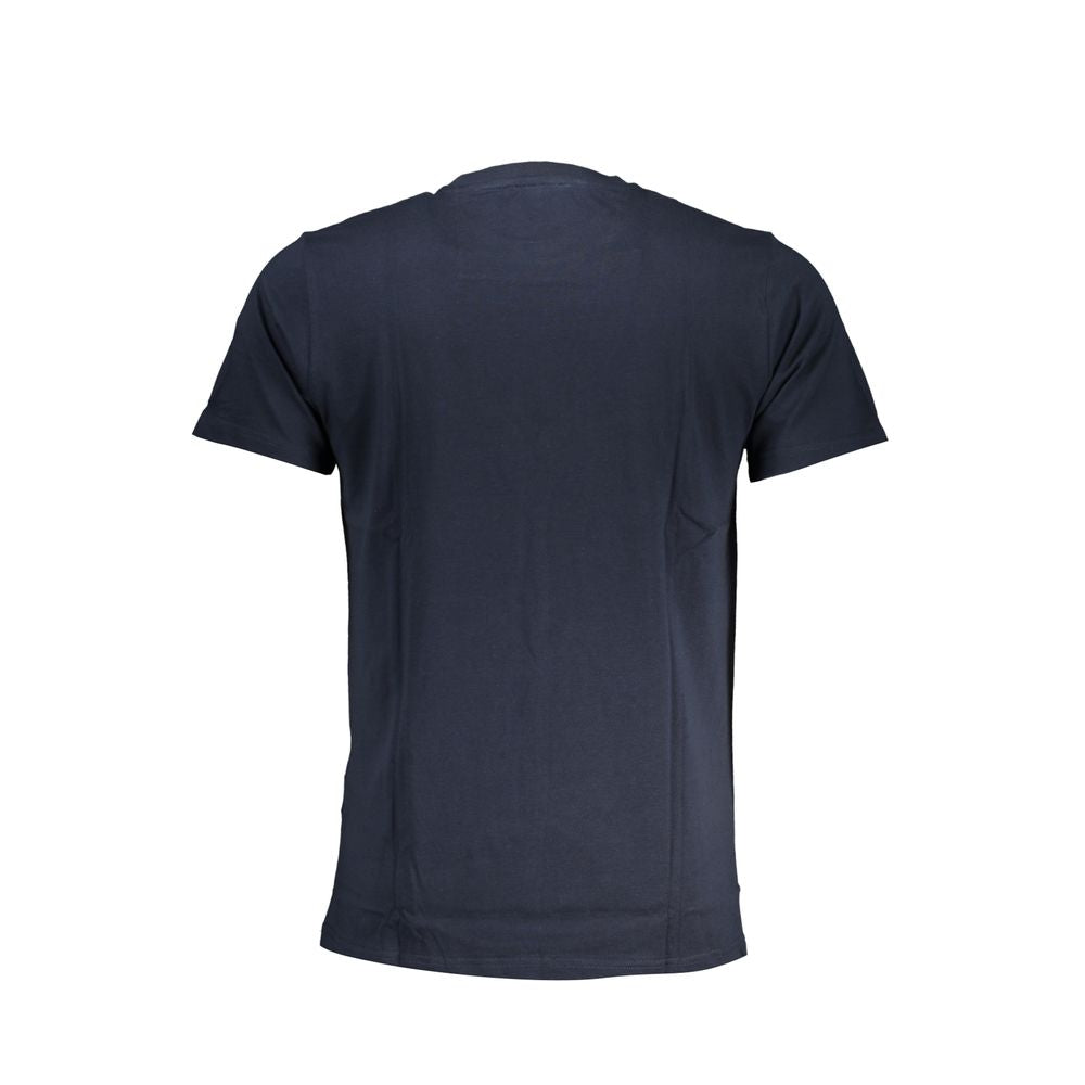 Blaues Baumwoll-T-Shirt