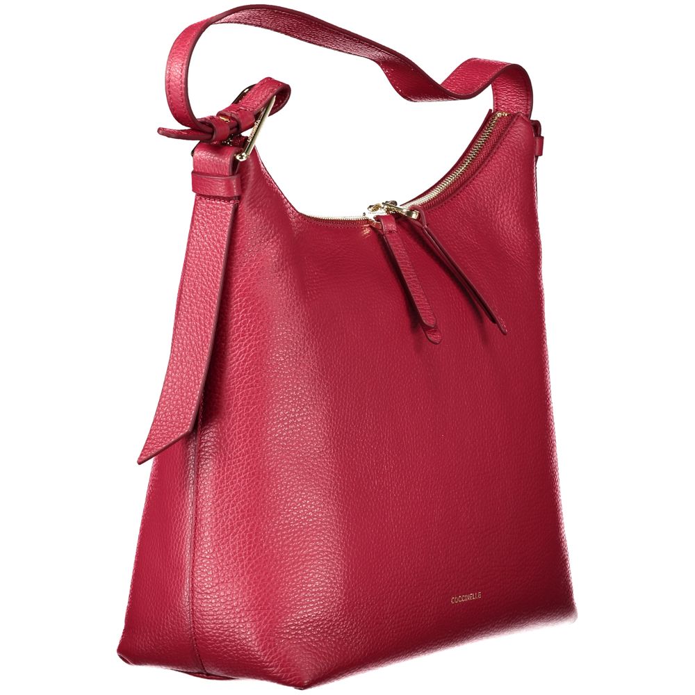 Rote Leder Damen Handtasche